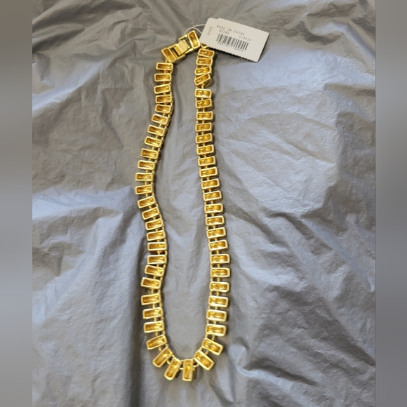 Jcrew Gold Ridged Necklace - Picture 4 of 7